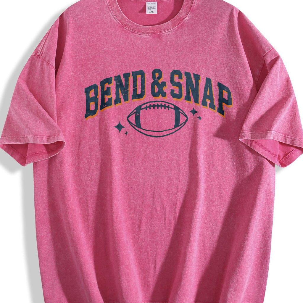 Football Bend And Snap Sports Season College Vintage Washed product image 5