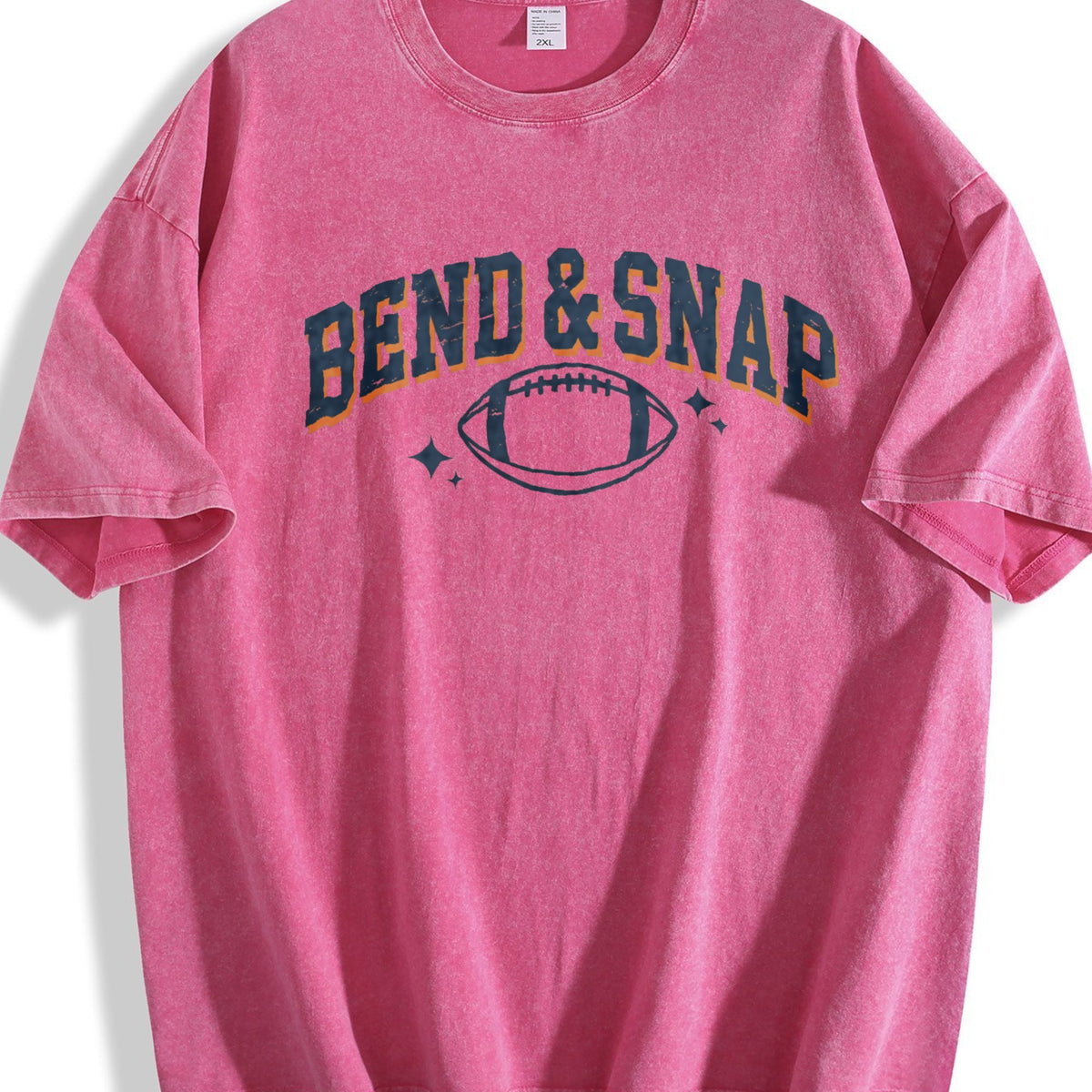 Football Bend And Snap Sports Season College Vintage Washed product image 5