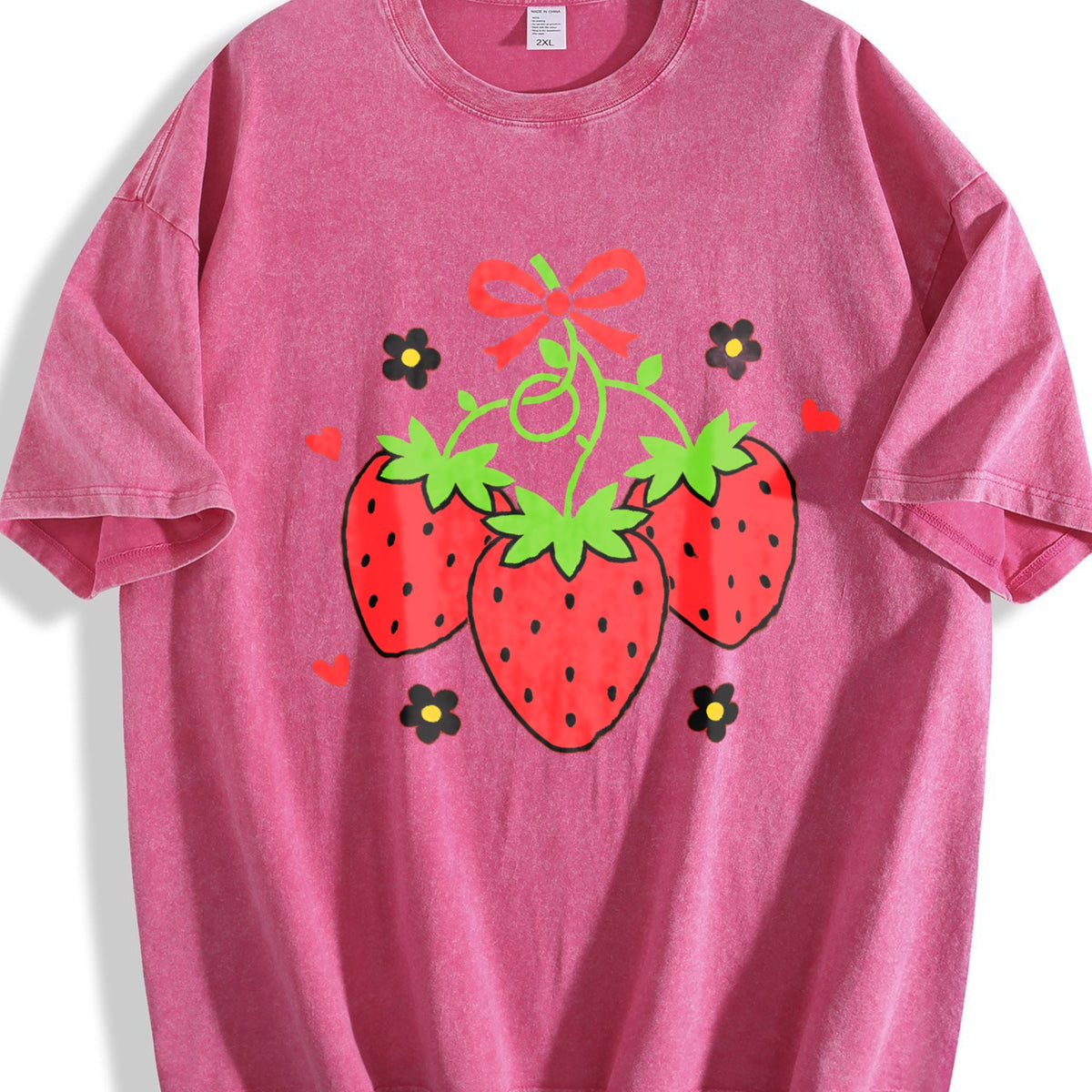 Short-sleeved Vintage Washed T-Shirt product image 7