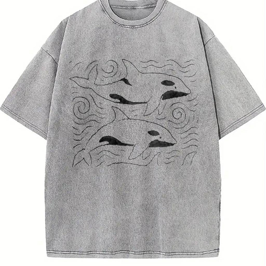 Orcas Ocean 90s Vintage Washed T-Shirt product image 5