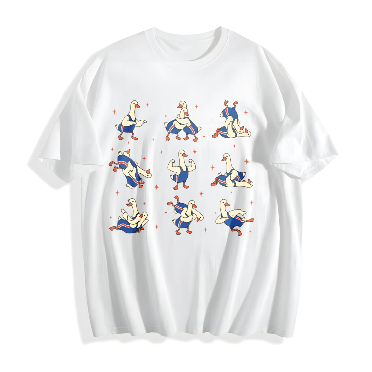 Wrestling Silly Goose Cotton T-Shirt product image 2