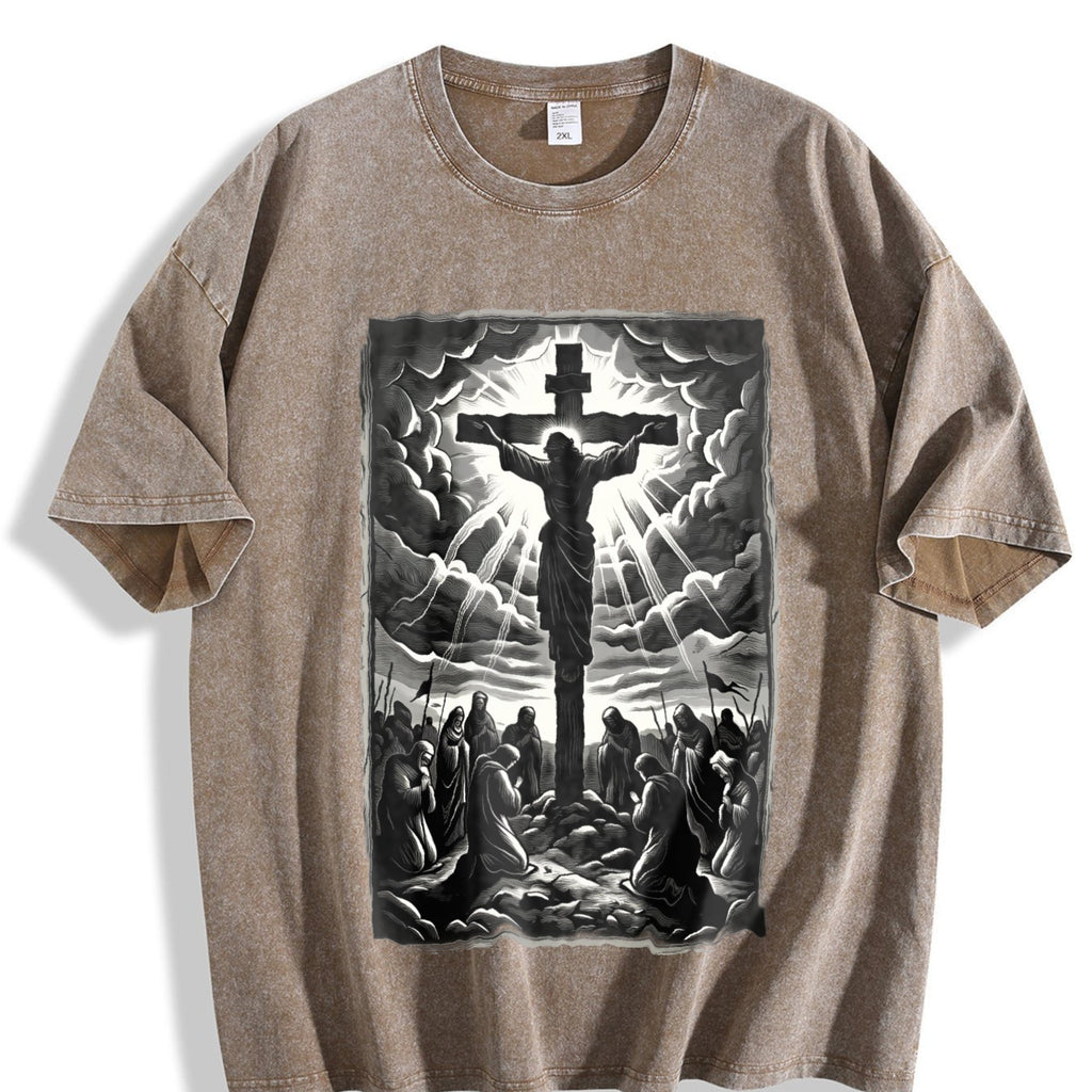 Hip-hop Vintage Washed T-Shirt product image 3