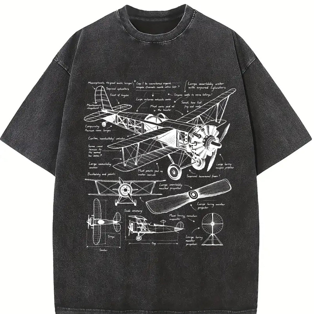 Plane Vintage Washed T-Shirt product image 2