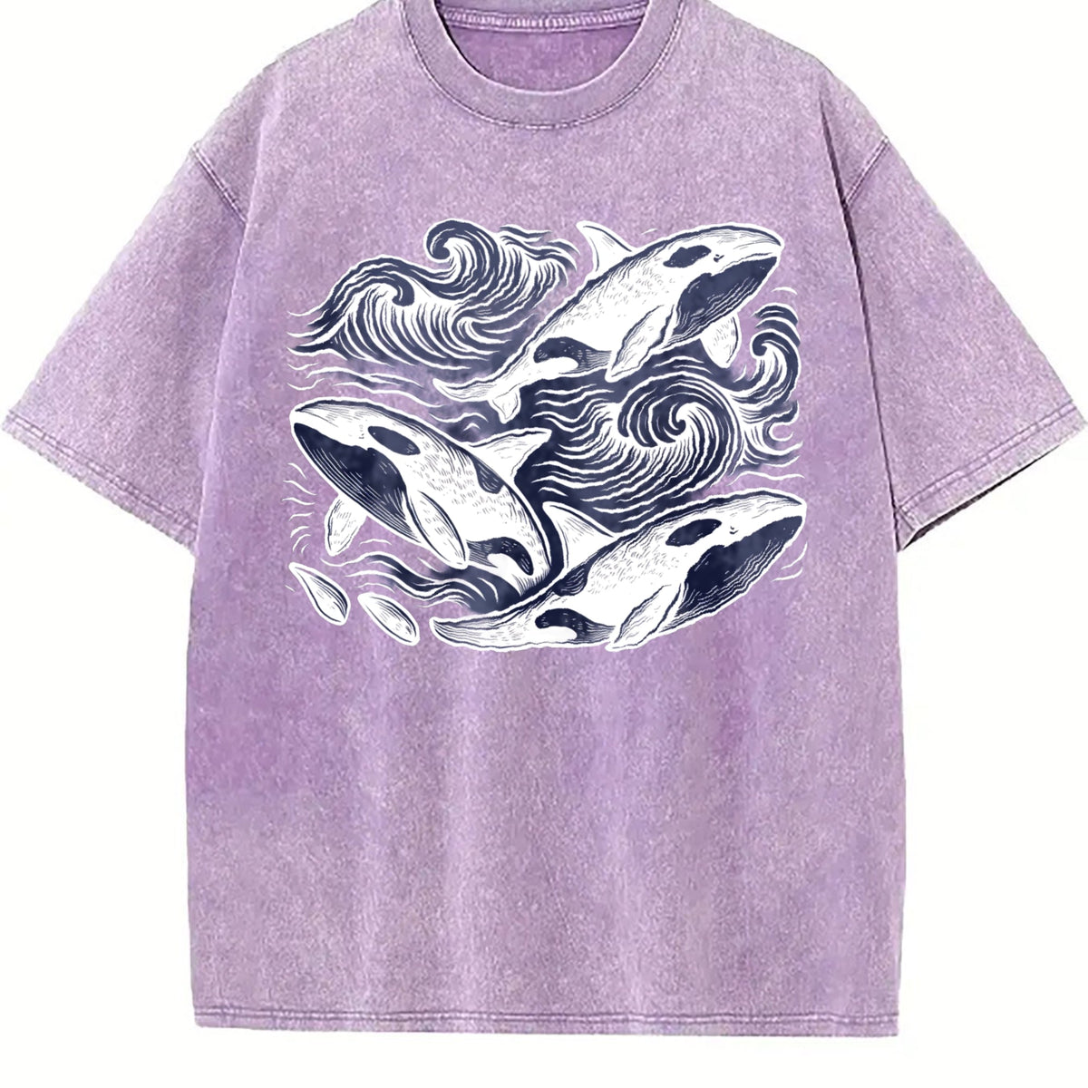 Orcas Ocean 90s Vintage Washed T-Shirt product image 6