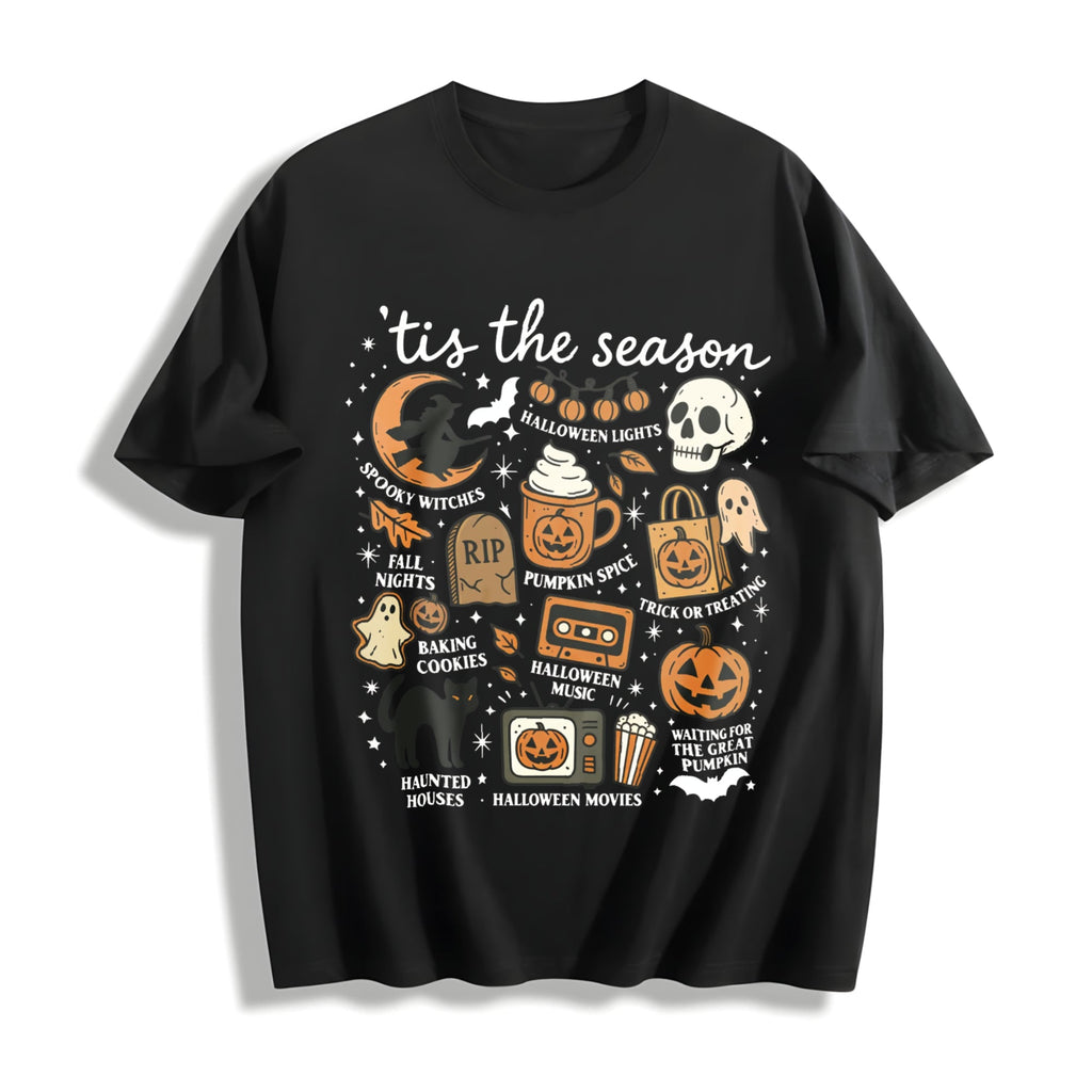 Spooky Season Halloween - Cute Fall Cotton T-Shirt product image 1