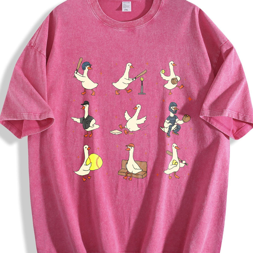 Silly Goose Softball Vintage Washed T-Shirt product image 5