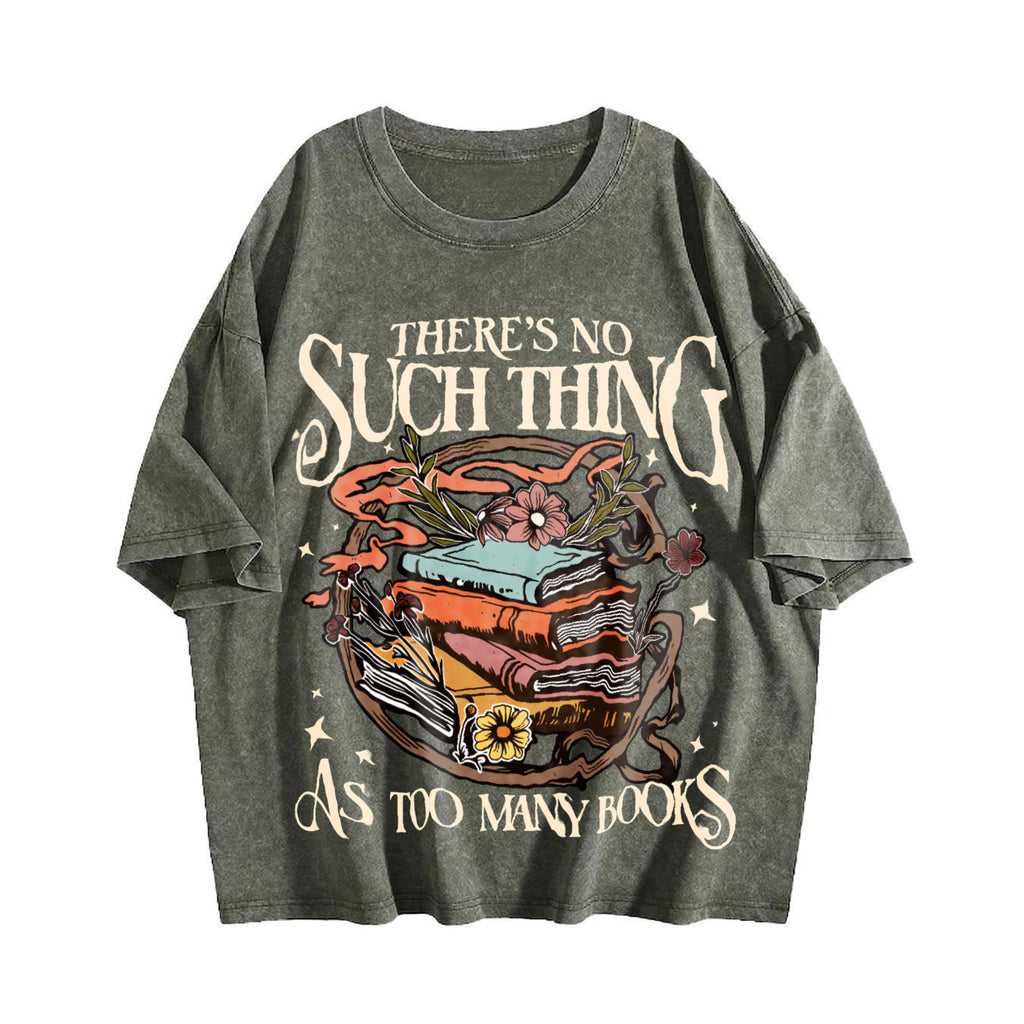 Book Letter Such Thing Vintage Washed T-Shirt product image 4
