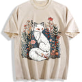 Luokeren Floral Fox - -inspired Vintage Washed T-Shirt product image 1