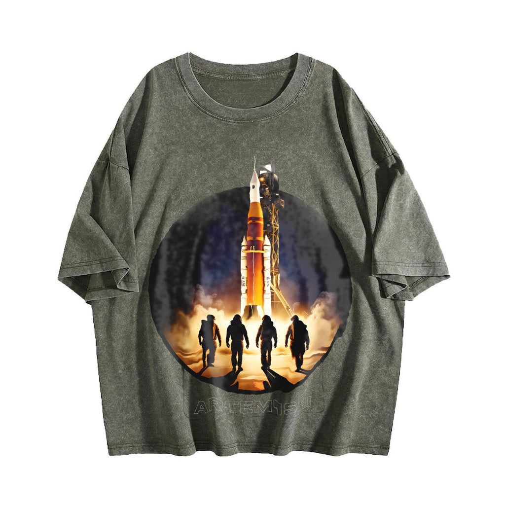 Nasa Artemis Ii Sls Rocket Launch Astronaut Silhouette product image 4