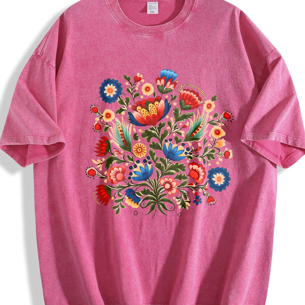 Folk Art A Bohemian With Faux Floral And Vintage Washed product image 7