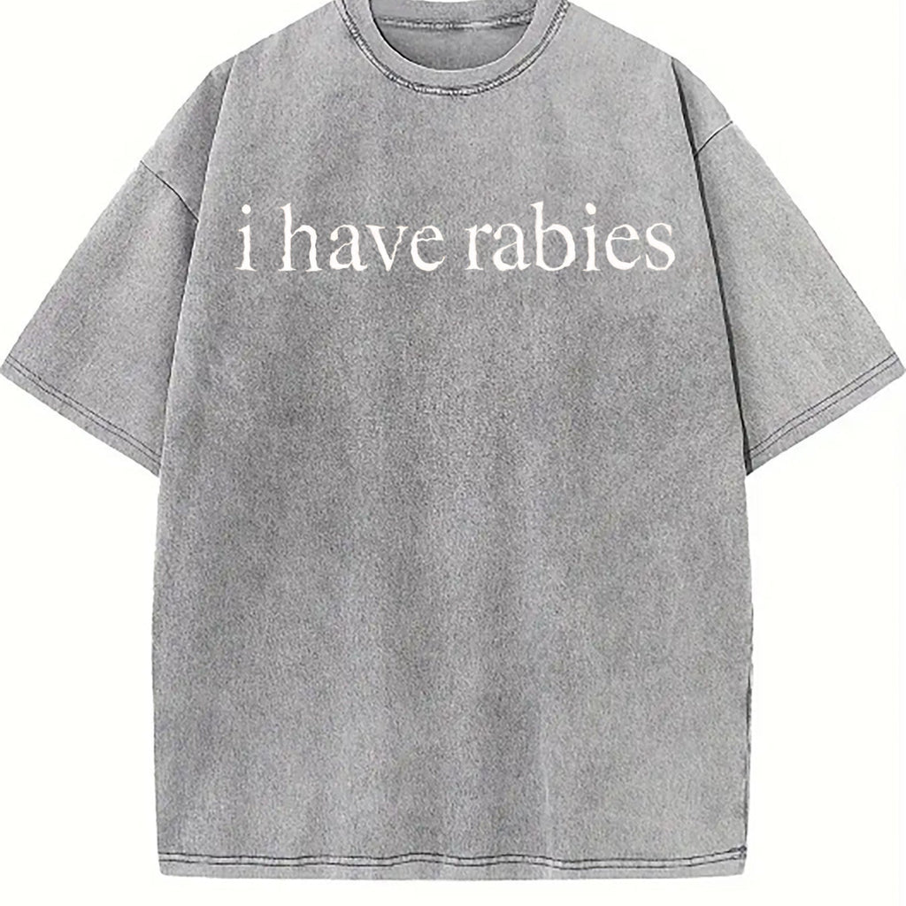 I Have Rabies Vintage Washed T-Shirt product image 4