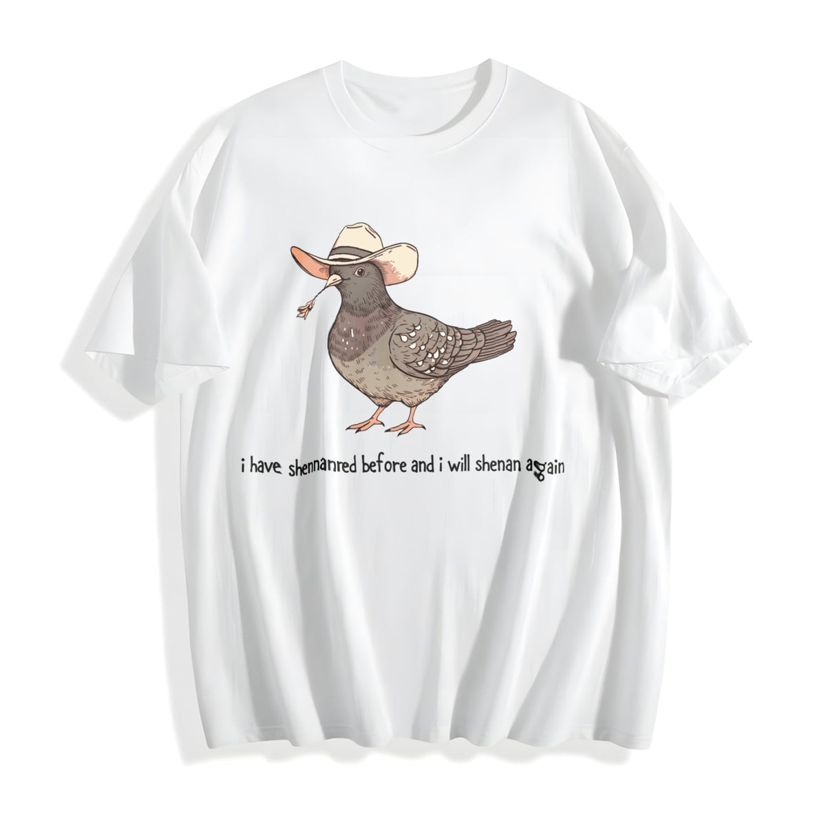 Shenanigans Pigeon Cotton T-Shirt product image 2