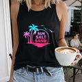 Sun Salt Sand Palm Trees Women's Tank Top