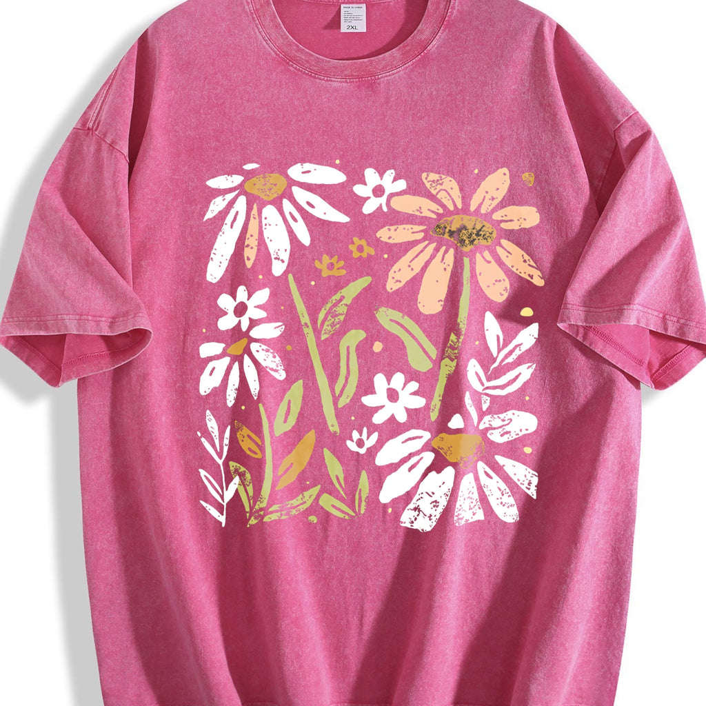Floral With Vintage Washed T-Shirt product image 7