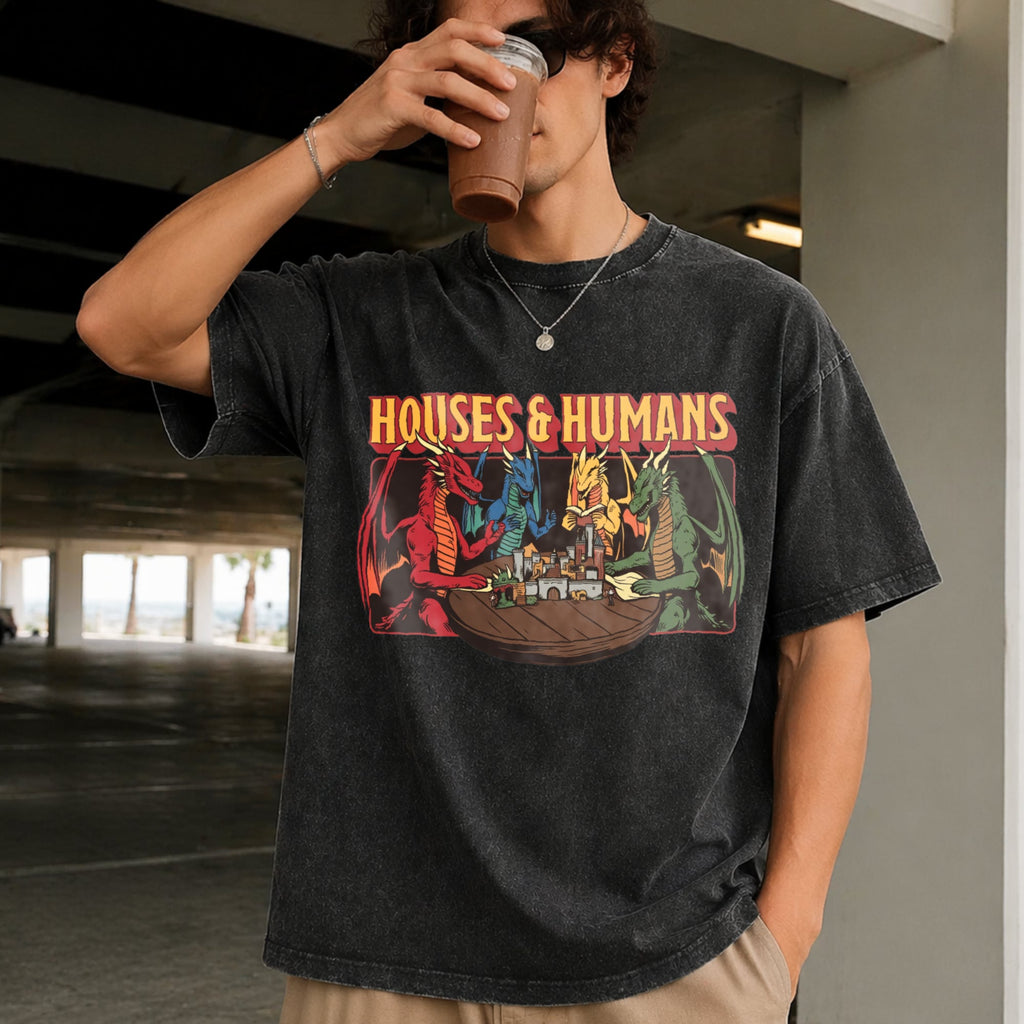Houses And Humans Vintage Washed T-Shirt product image 2