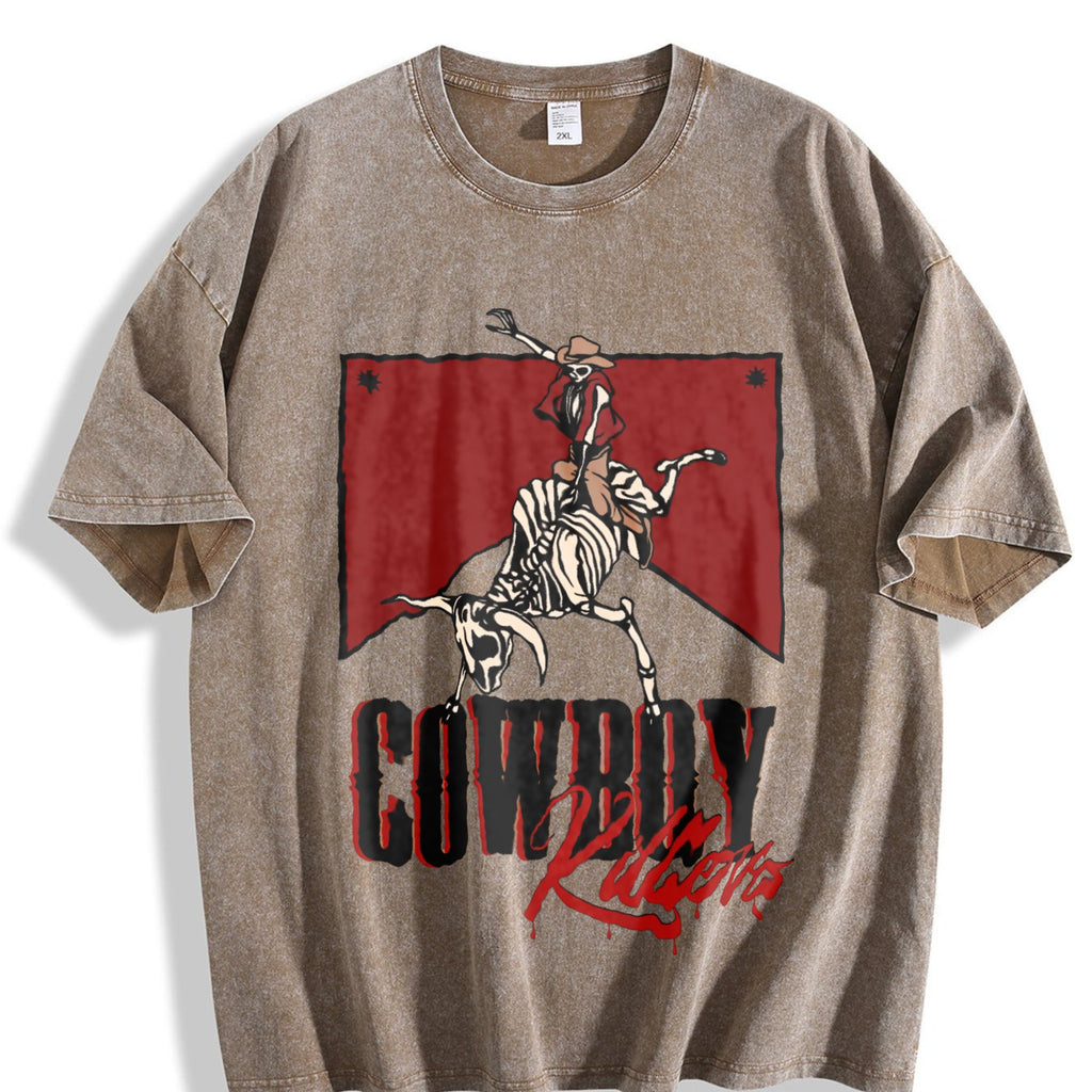 Cowboy Lovers Rodeo Vintage Washed T-Shirt product image 3