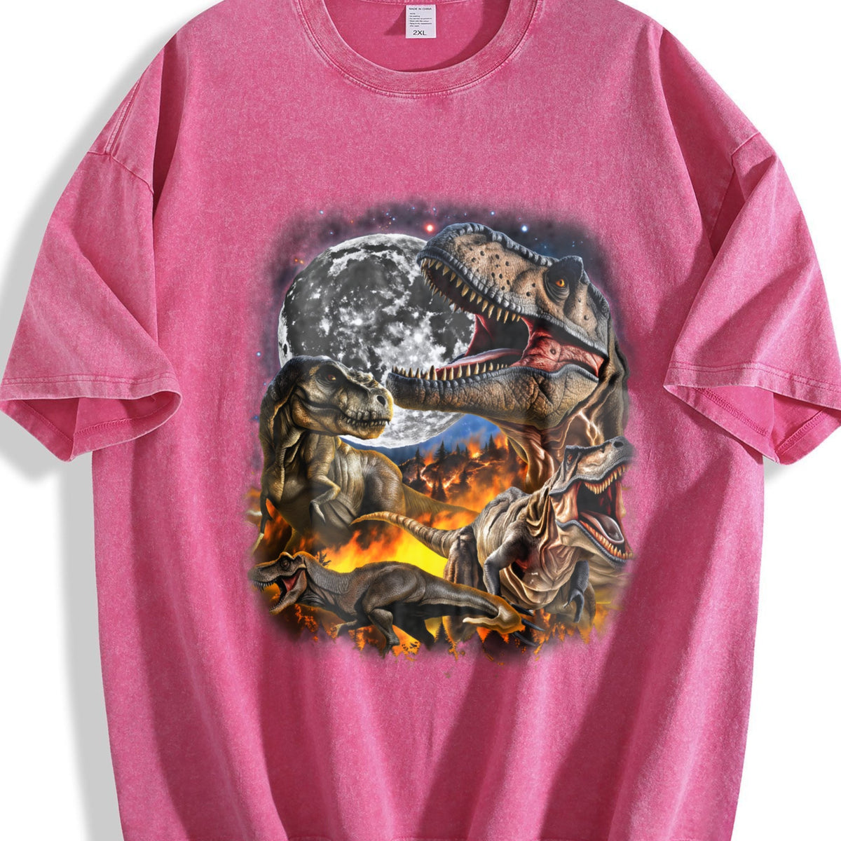 Dinosaur Vintage Washed T-Shirt product image 7