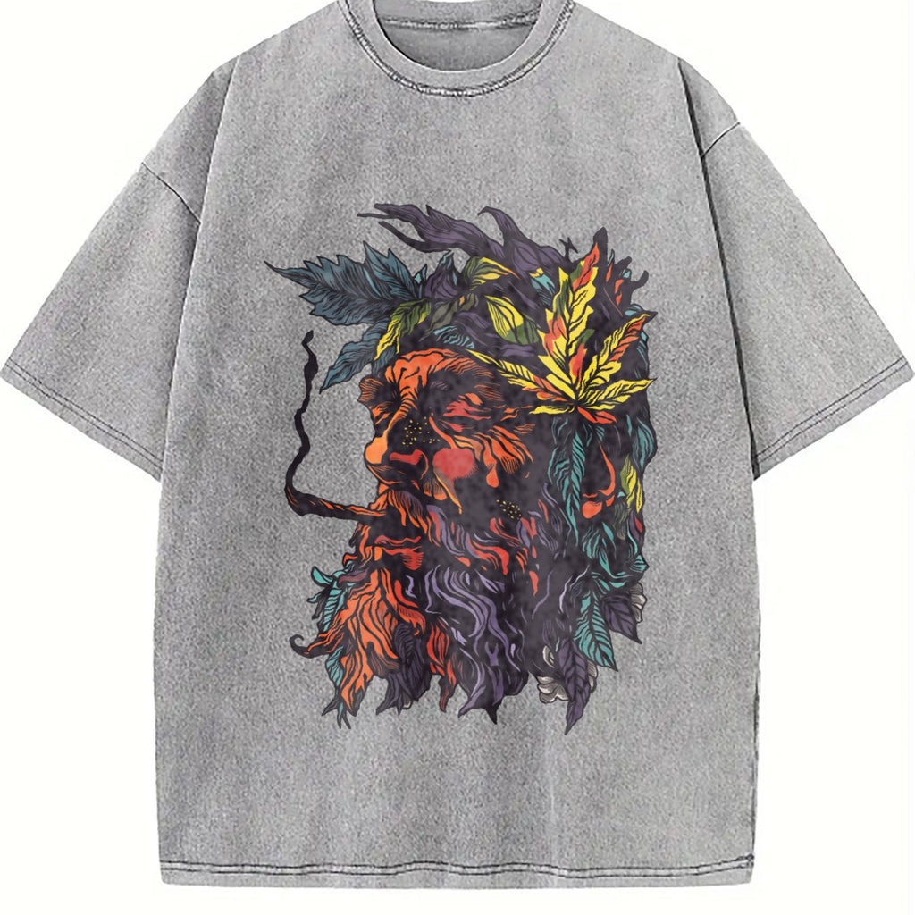 Dark Background Vintage Washed T-Shirt product image 5