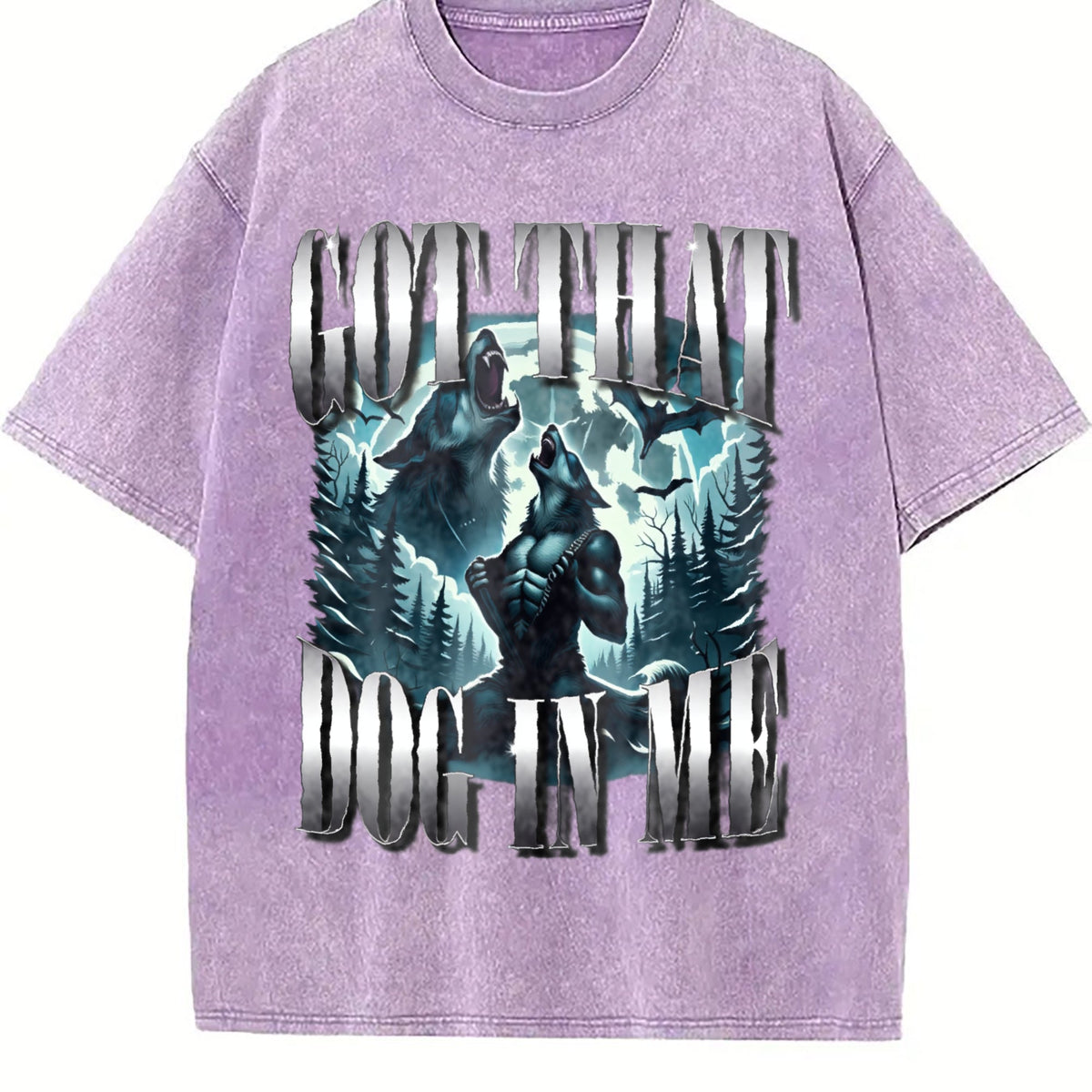Got That Dog In Me Alpha Wolf Vintage Washed T-Shirt product image 6
