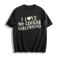 I Love My Cougar Cotton T-Shirt product image 1