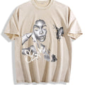 Monochrome Portrait Collage Vintage Washed T-Shirt product image 1