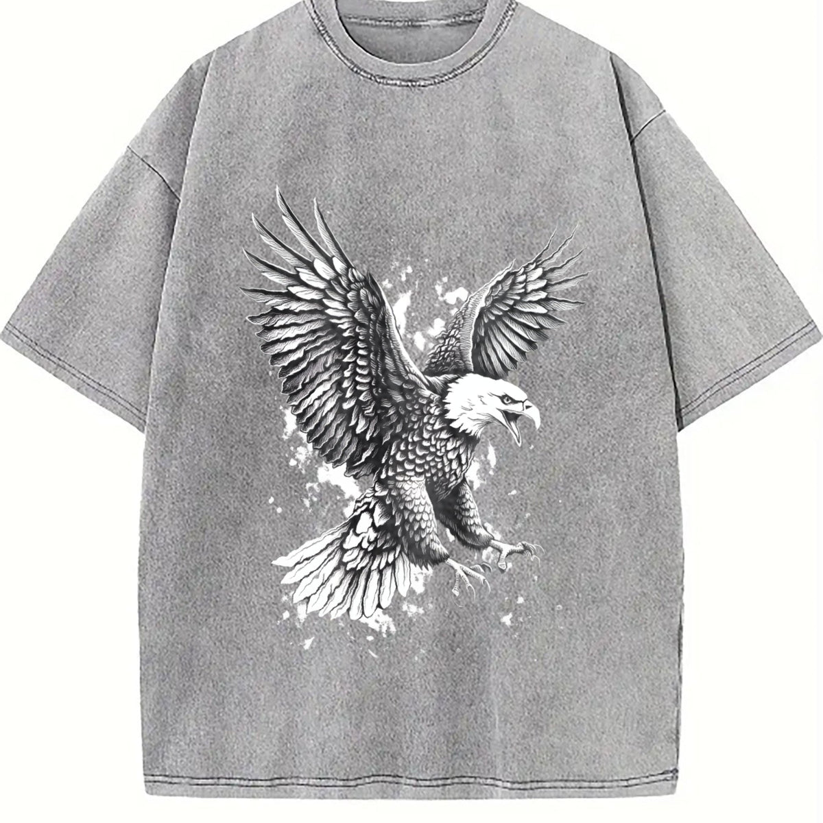 Bald Eagle 90s Vintage Washed T-Shirt product image 5