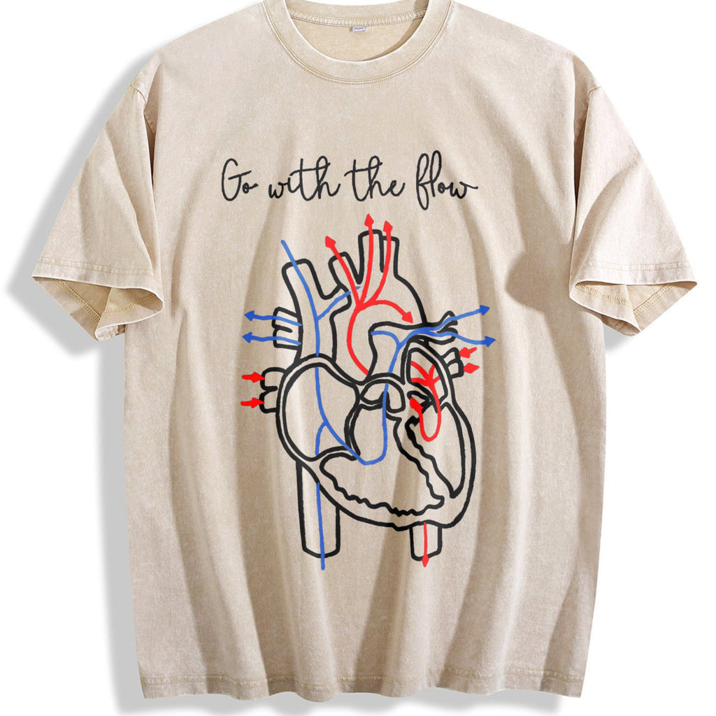 Summer : Simple Letter And Peace Heart One-piece Vintage product image 1