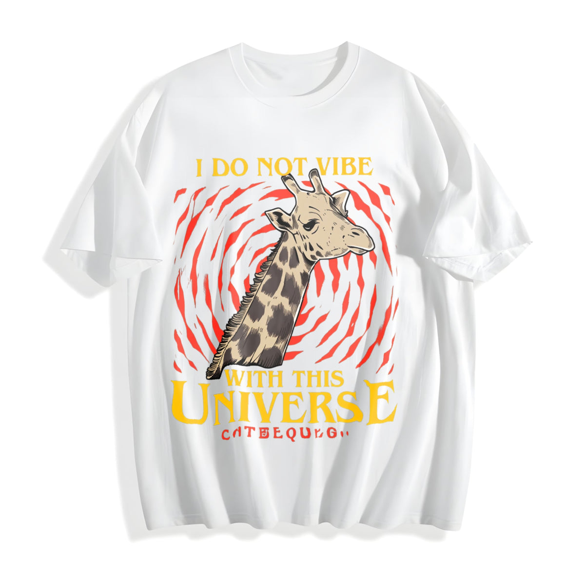 I Do Not Vibe With This Universe Cotton T-Shirt product image 2
