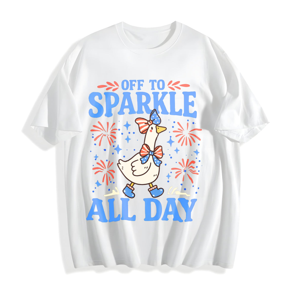 4th Of July Goose Cotton T-Shirt product image 2