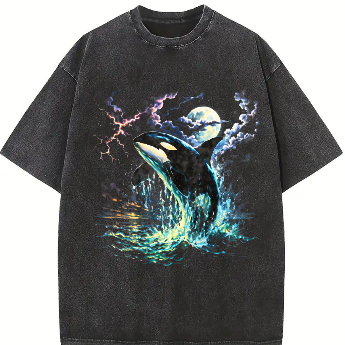Orca Midnight 90s Vintage Washed T-Shirt product image 2