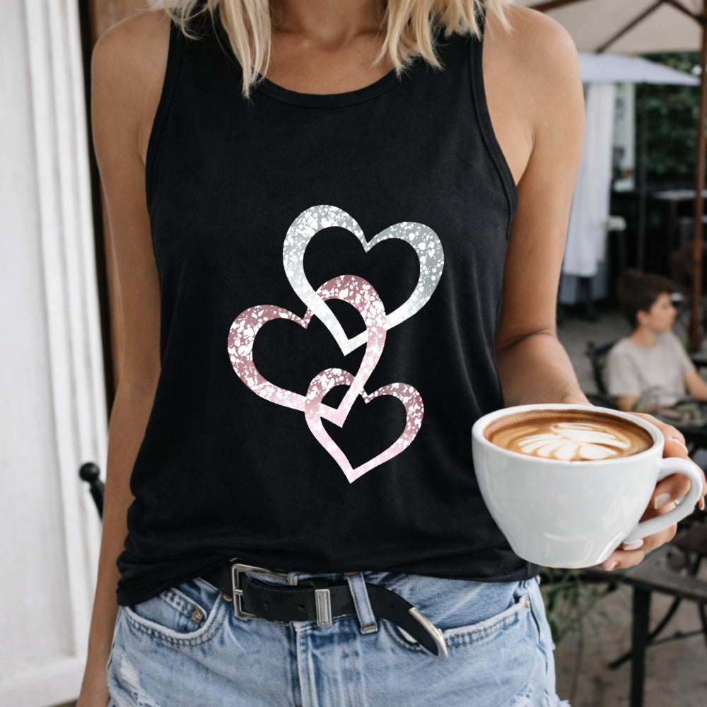Romantic Love Intersection Women's Tank Top