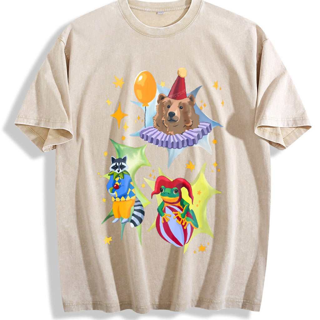 Party Zoo Vintage Washed T-Shirt product image 1