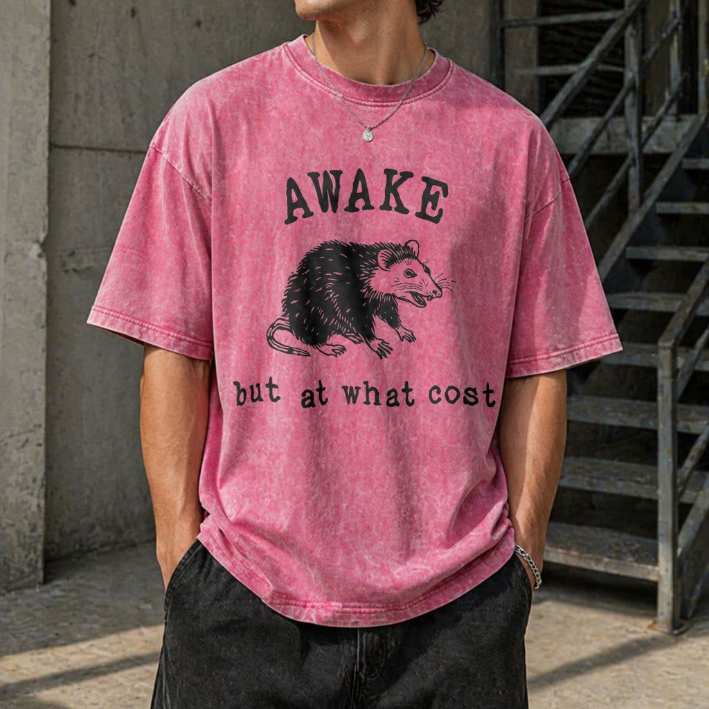 Awake At What Cost Vintage Washed T-Shirt product image 7