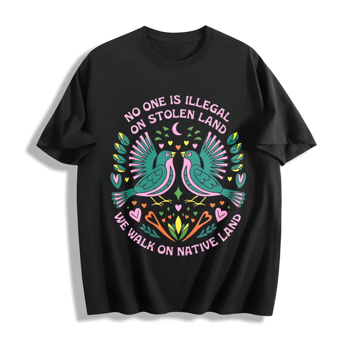 No One Is Illegal On Stolen Land Big Fan Of Human Rights product image 1