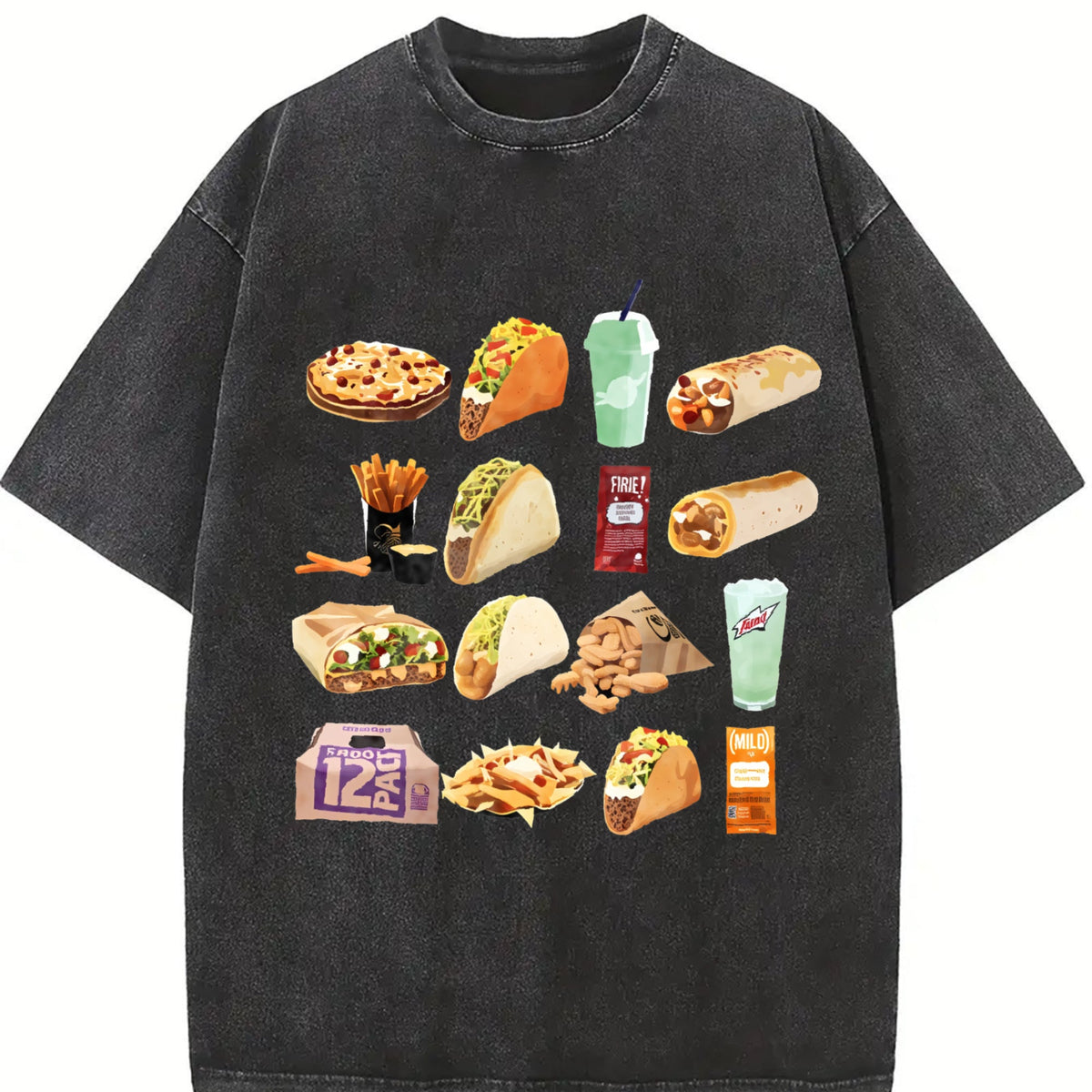 Gourmet Burger Cola Vintage Washed T-Shirt product image 2