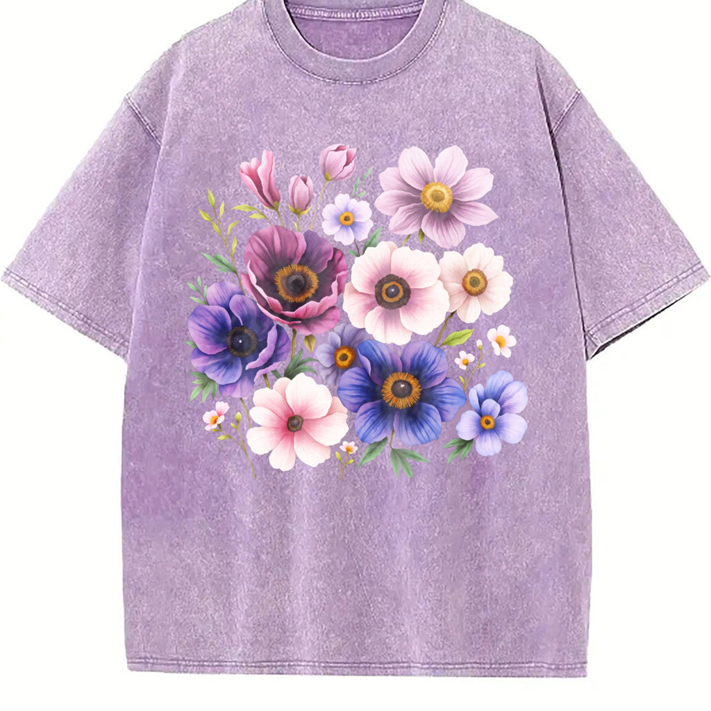 Pressed Flowers Vintage Washed T-Shirt product image 6