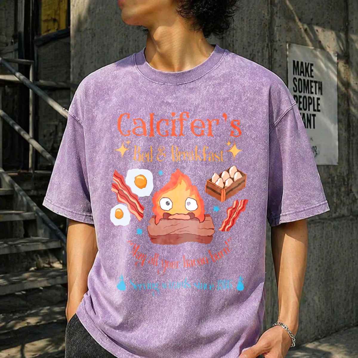 Howl's Moving Castle Inspired Calcifer's Bed Vintage Washed product image 6