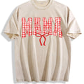 Mama Gingham Bow Vintage Washed T-Shirt product image 1