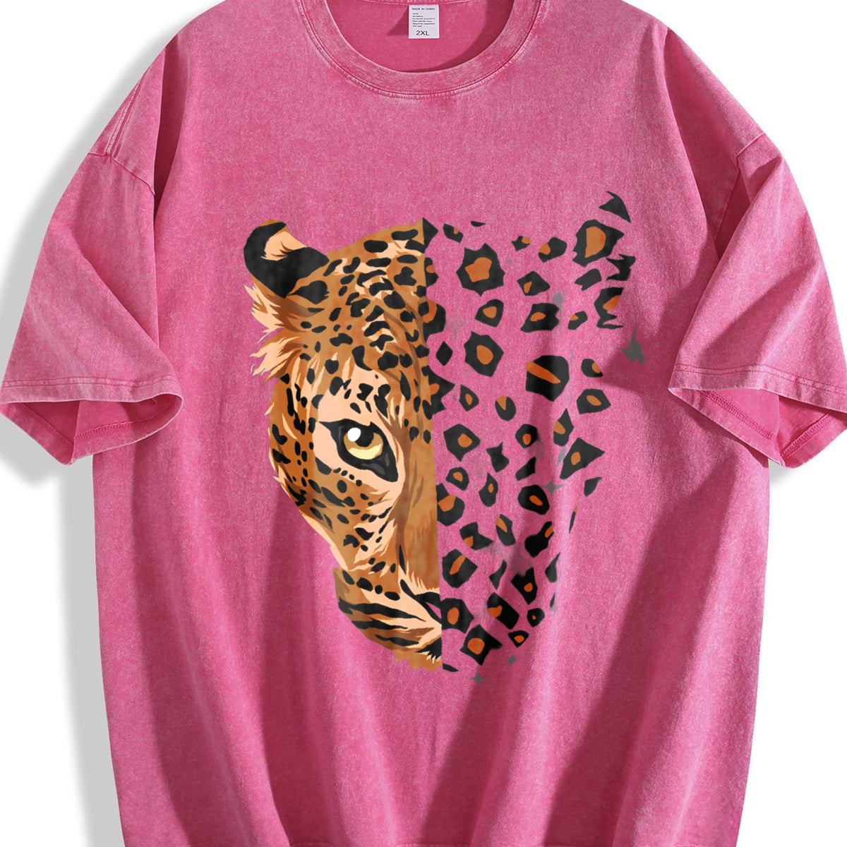 Ladies' Imitation Old With Letter Vintage Washed T-Shirt product image 7