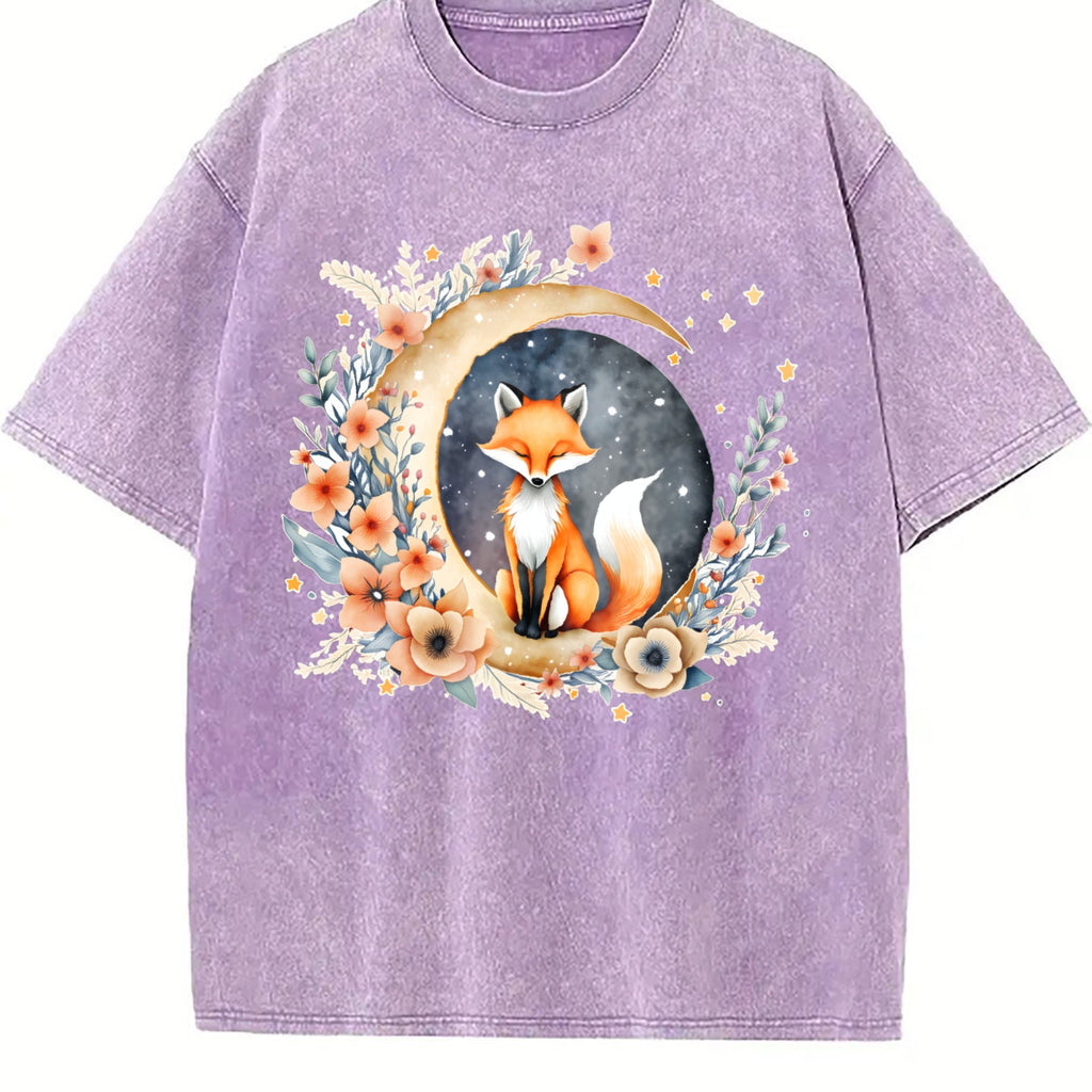 Bohemian - Botanical Floral Vintage Washed T-Shirt product image 6