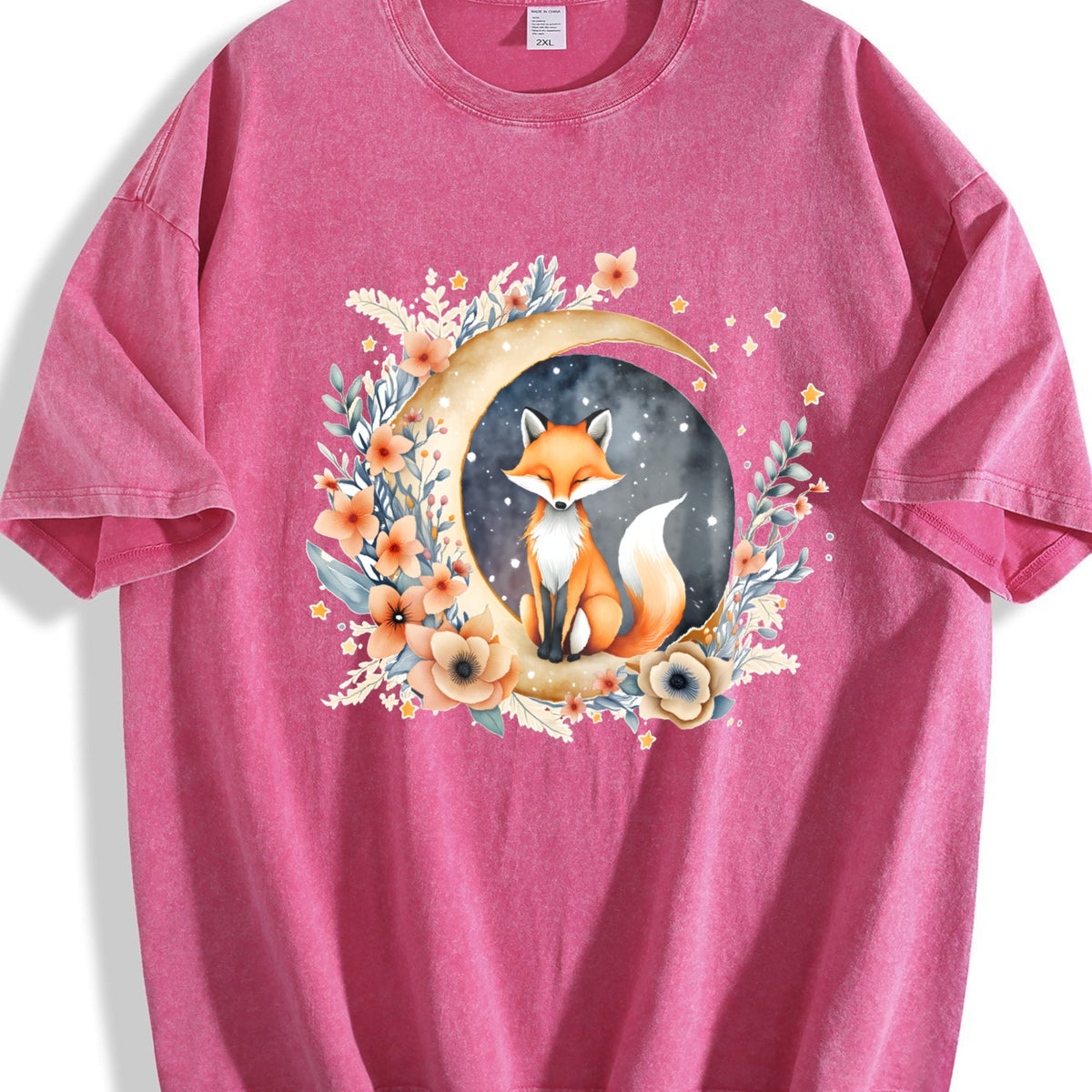 Bohemian - Botanical Floral Vintage Washed T-Shirt product image 7