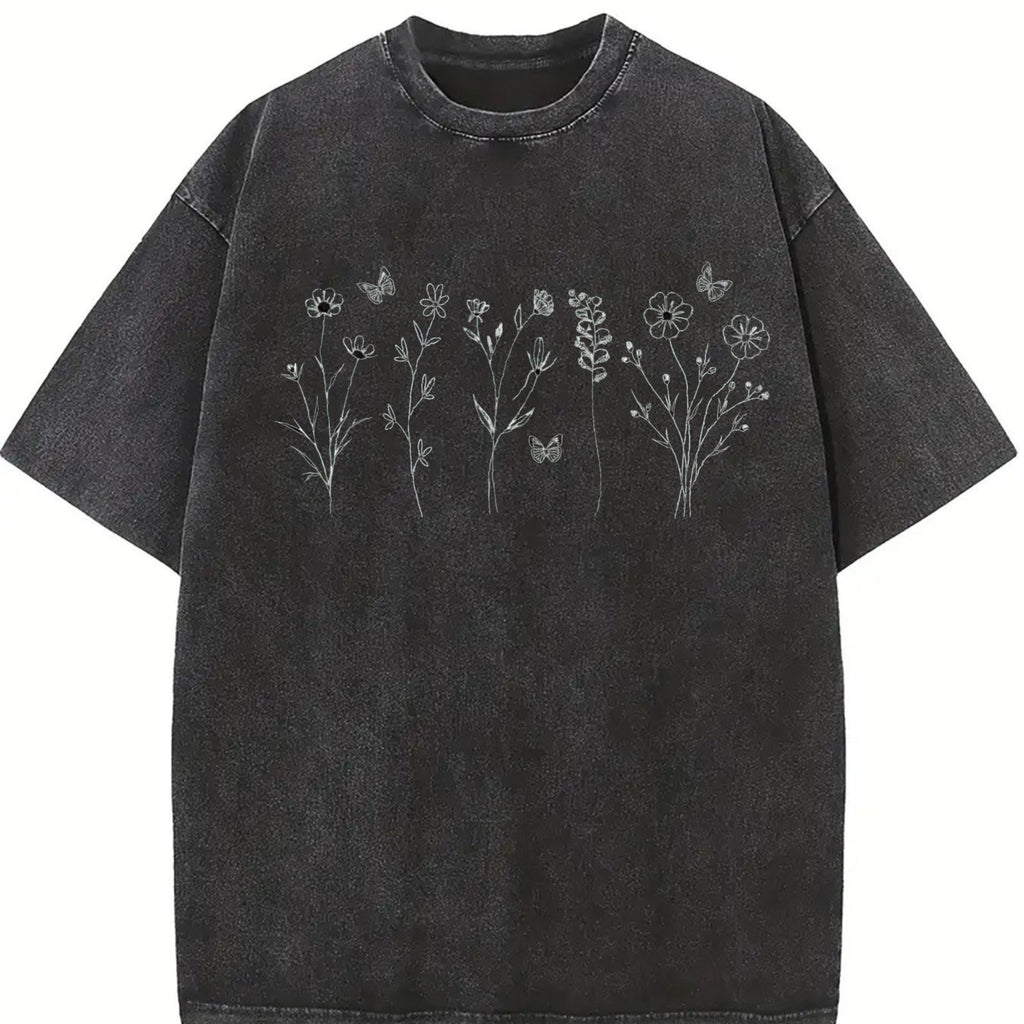 Wildflowers 90s Vintage Washed T-Shirt product image 2
