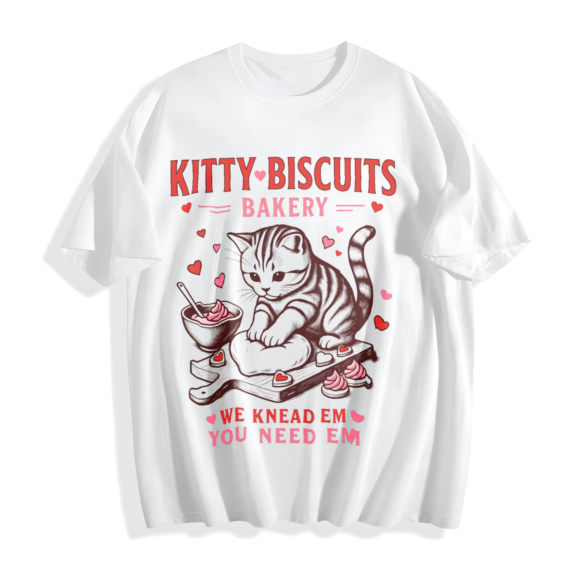 Valentines Cat Kitty Biscuits Bakery Funny Vday Lover Cute product image 2