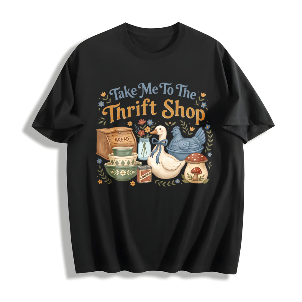 Take Me To The Thrift Shop Cotton T-Shirt product image 1