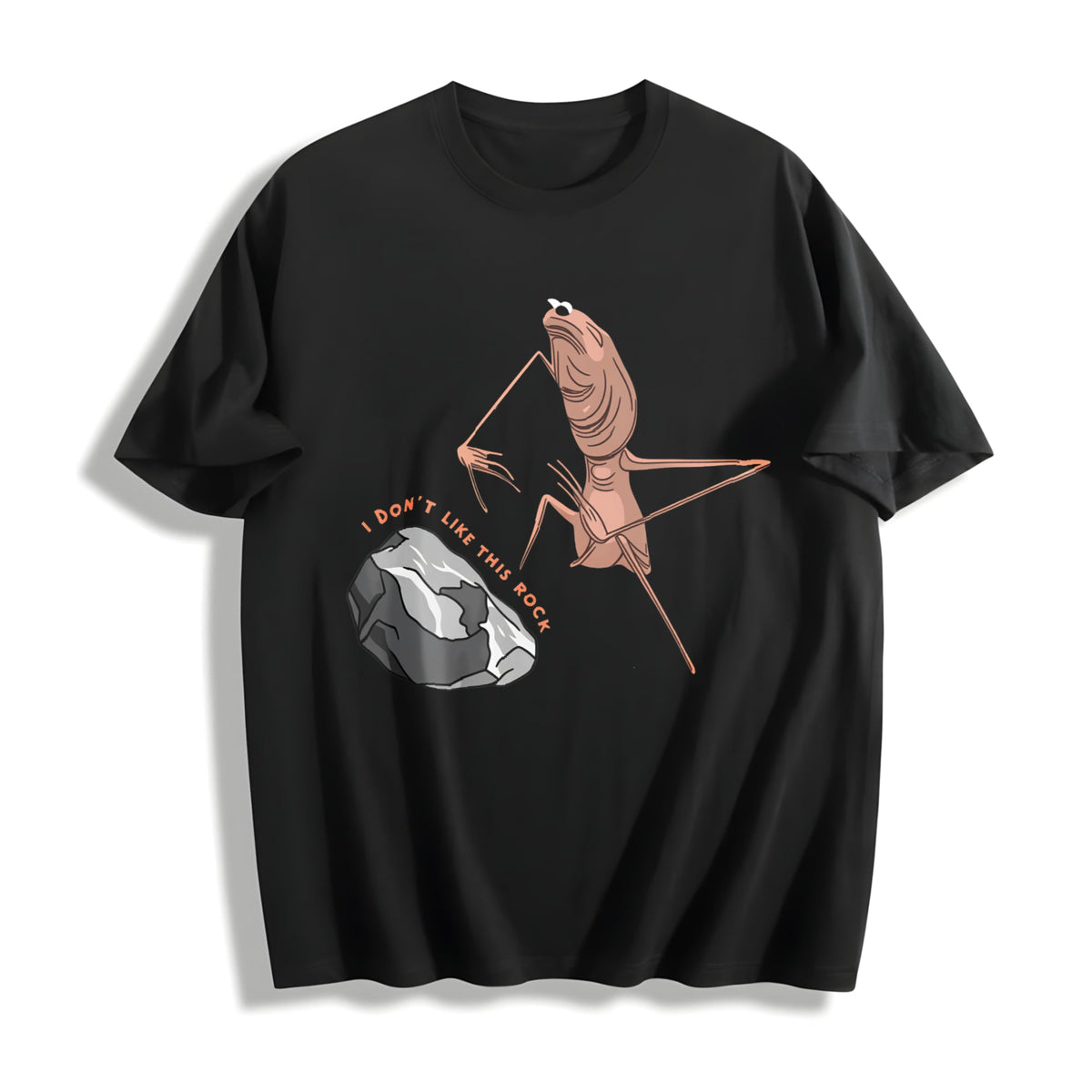 Marcus The Worm Humorous Meme Brain Rot Cotton T-Shirt product image 1