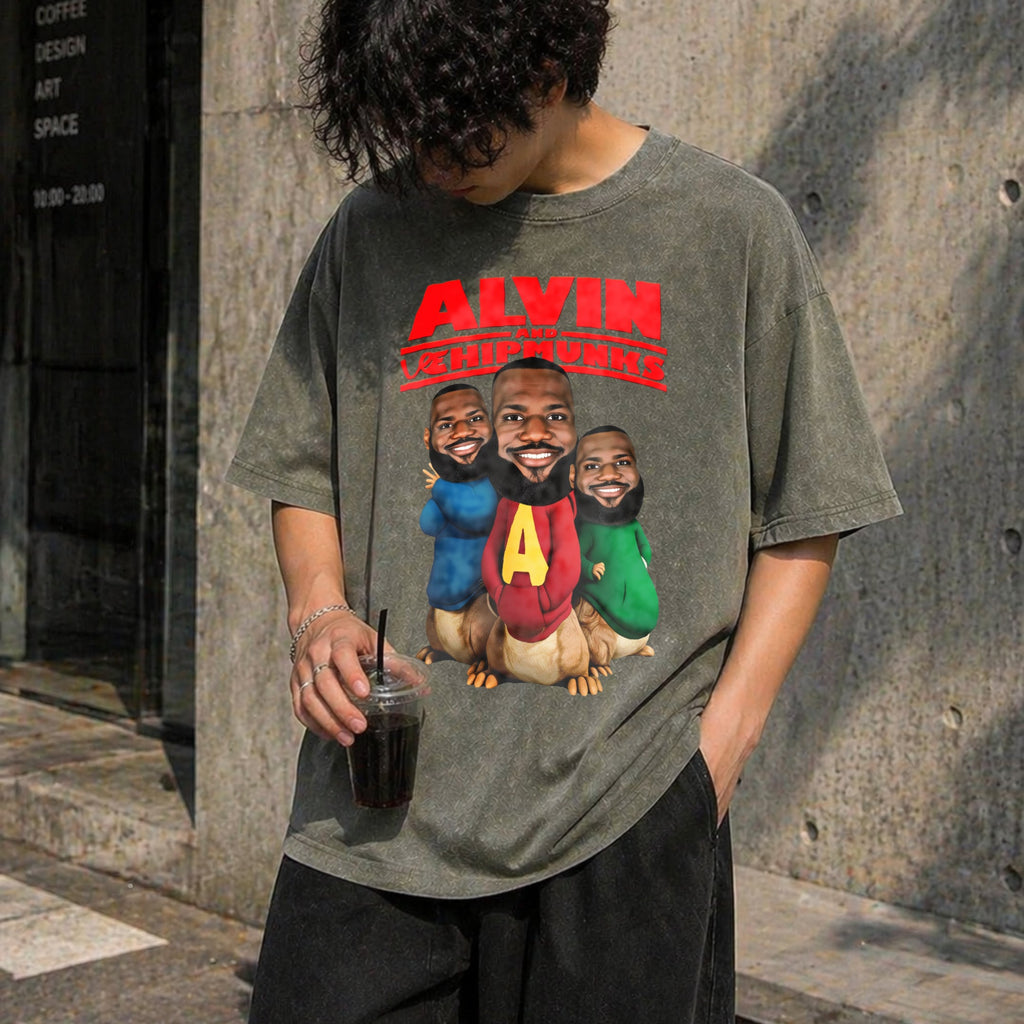 Lebron James Alvin And Chipmunks Bk-130 Vintage Washed product image 4