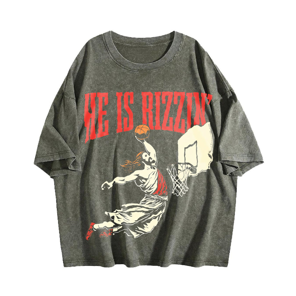 Hip-hop Vintage Washed T-Shirt product image 4
