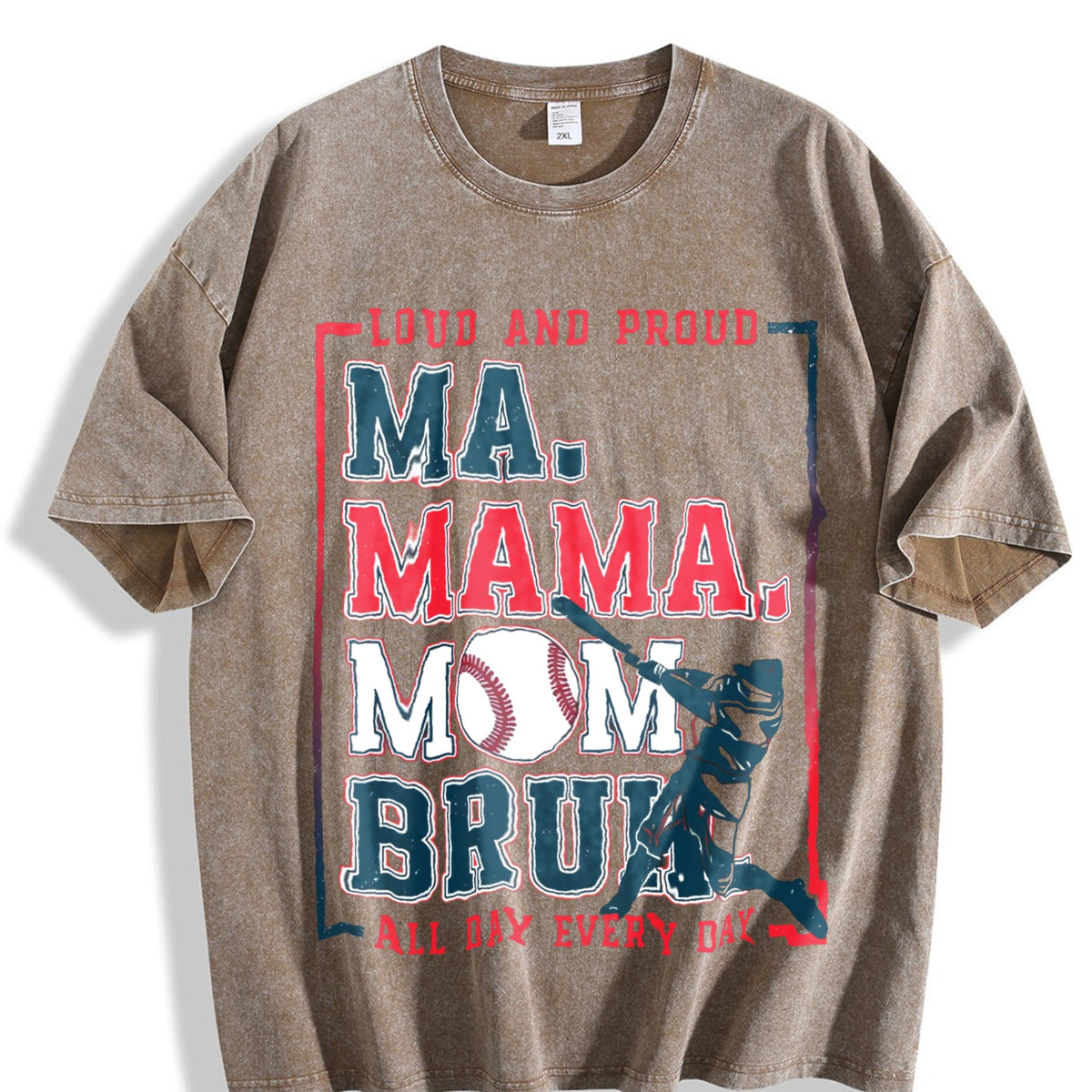 90s Mama Mommom Bru And Bat Vintage Washed T-Shirt product image 3