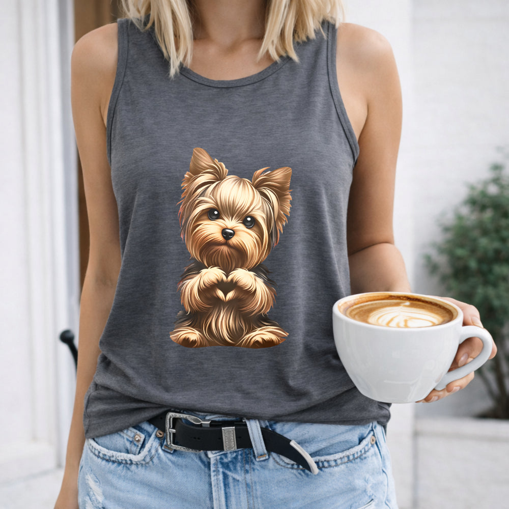 Cute Yorkshire Terrier Women's Tank Top