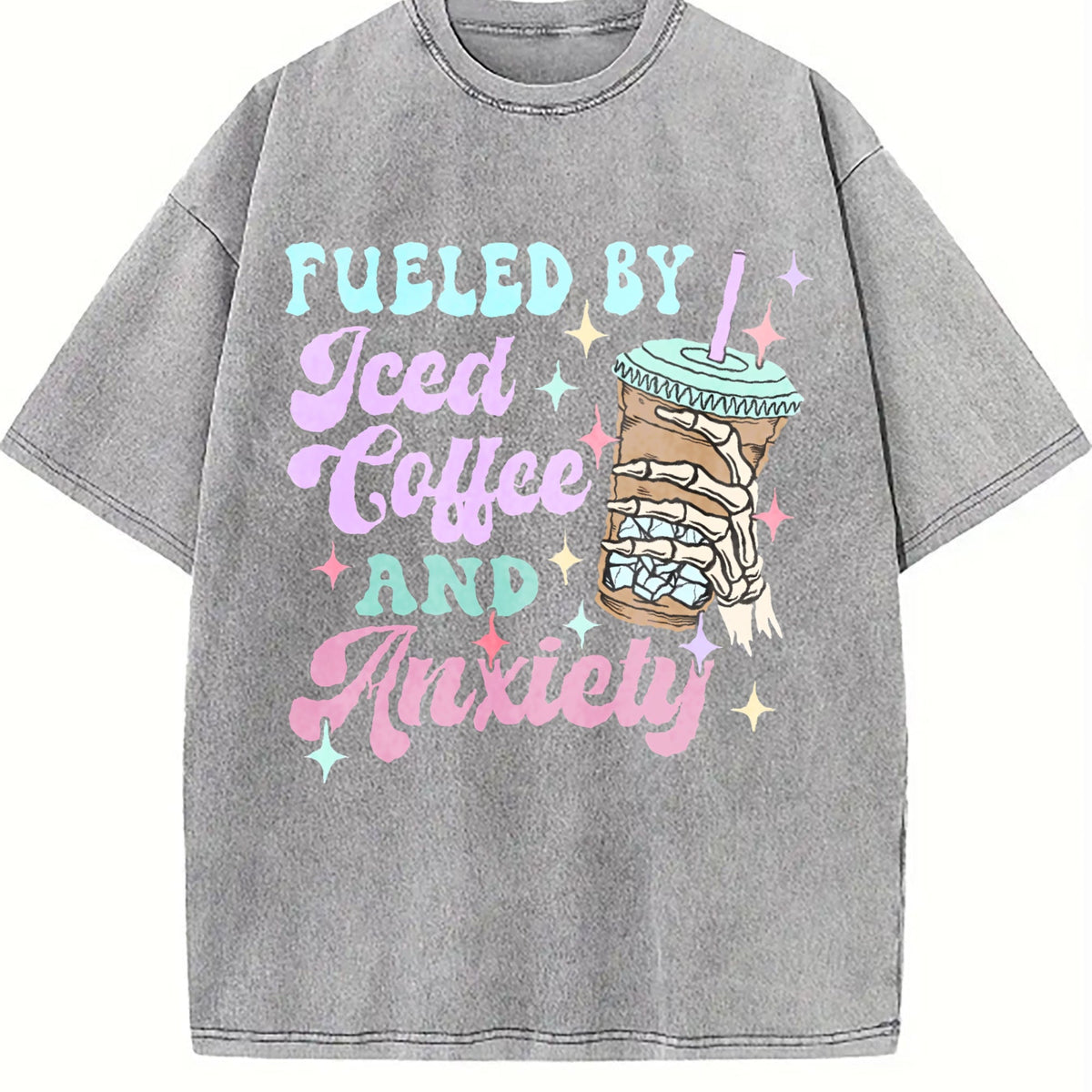 Iced Coffee & Anxiety Mental Awareness - With Vintage product image 4